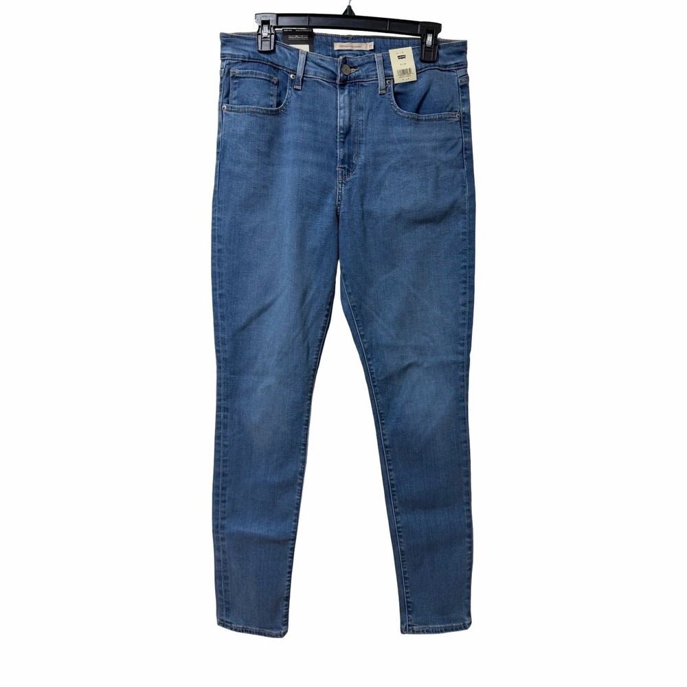 Levi's 721 High Rise Skinny Denim Jeans Womens 31x30‎ Medium Wash Stretch NEW